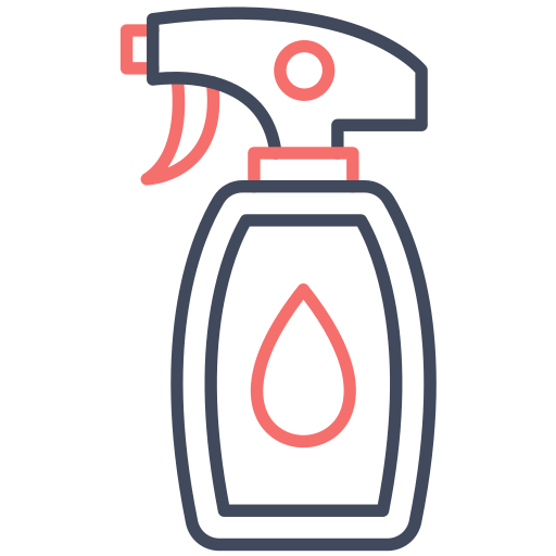 spray detergente Generic color outline icona