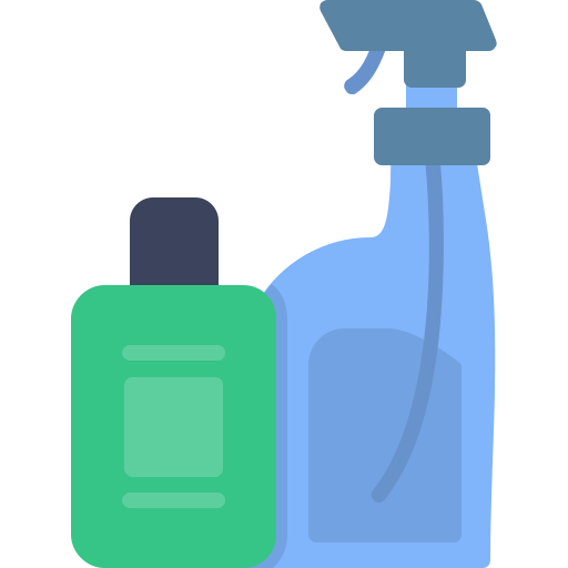 Cleaning products Generic color fill icon