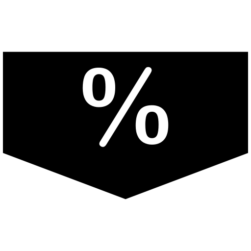 Percentage Generic color fill icon