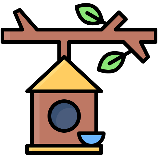 Bird house Generic color lineal-color icon