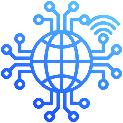 Global network Generic gradient outline icon
