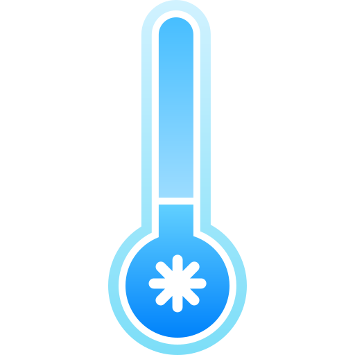Cold temperature Generic gradient fill icon