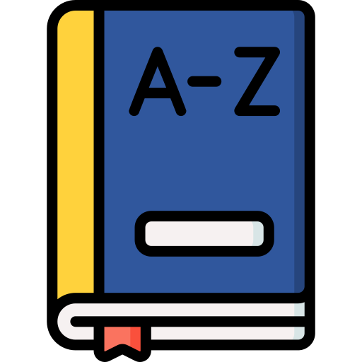 słownik Generic color lineal-color ikona