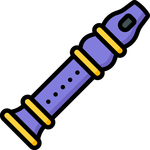 flauta Generic color lineal-color icono