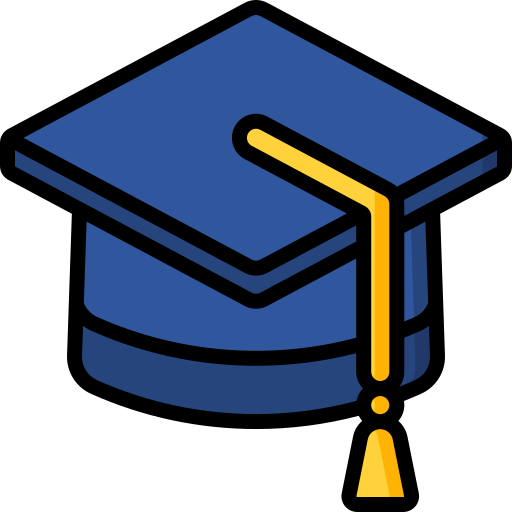Mortarboard Generic color lineal-color icon