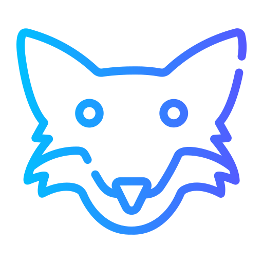 Fox Generic gradient outline icon