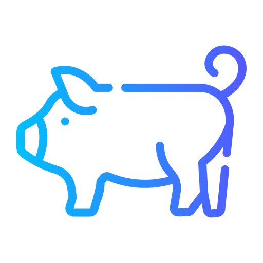 cerdo Generic gradient outline icono