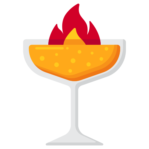 Fire cocktail Generic color fill icon