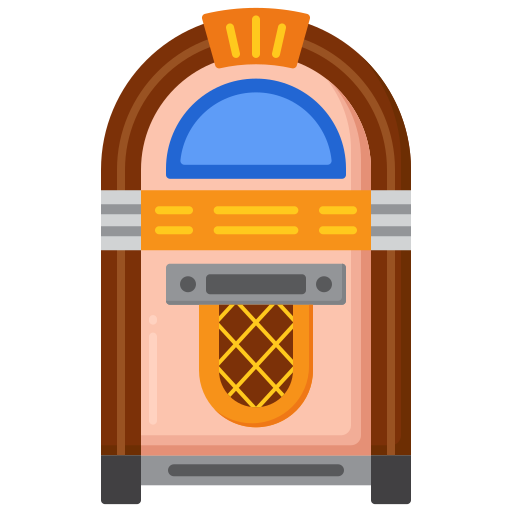 jukebox Generic color fill icoon
