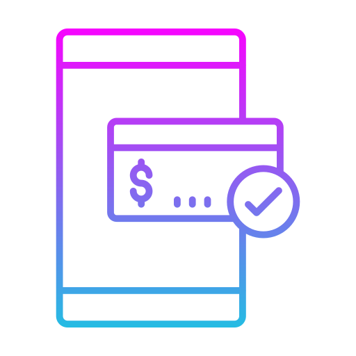 smartphone-zahlung Generic gradient fill icon