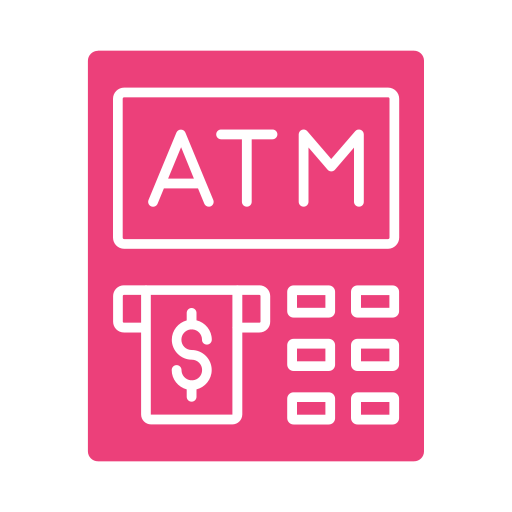 bankomat Generic color fill ikona