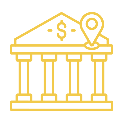 posizione della banca Generic color outline icona