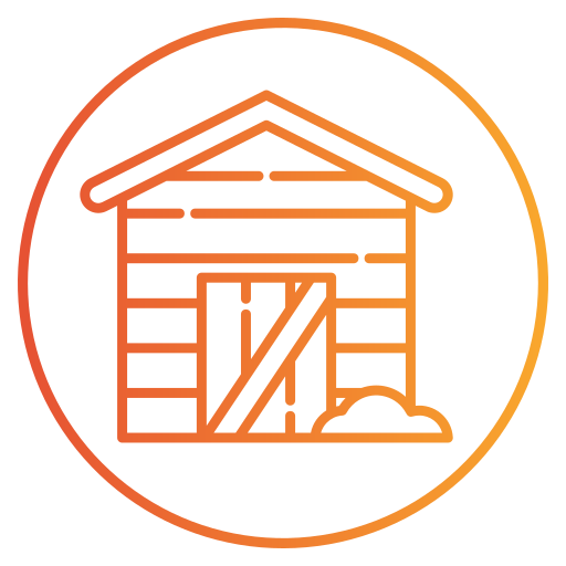 Shed Generic gradient outline icon