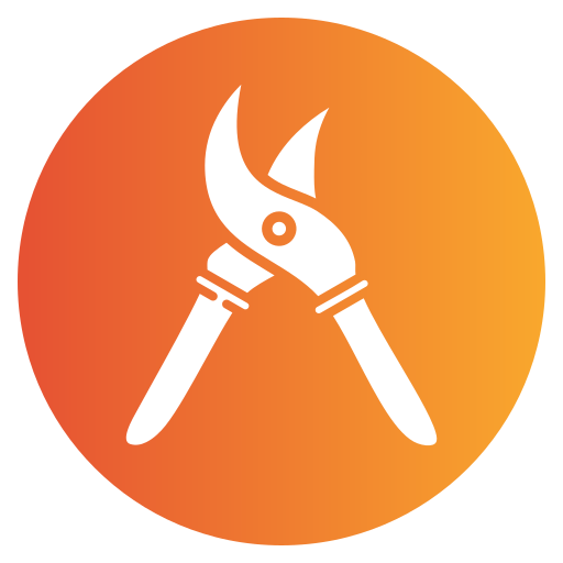 Pruning shears Generic gradient fill icon