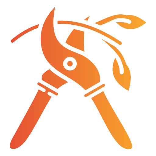 Pruning shears Generic gradient fill icon