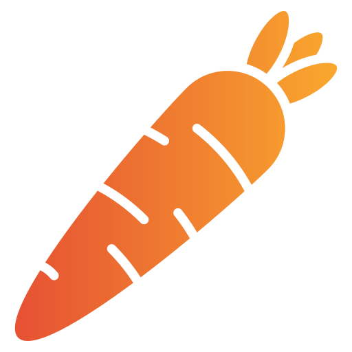Морковь Generic gradient fill иконка