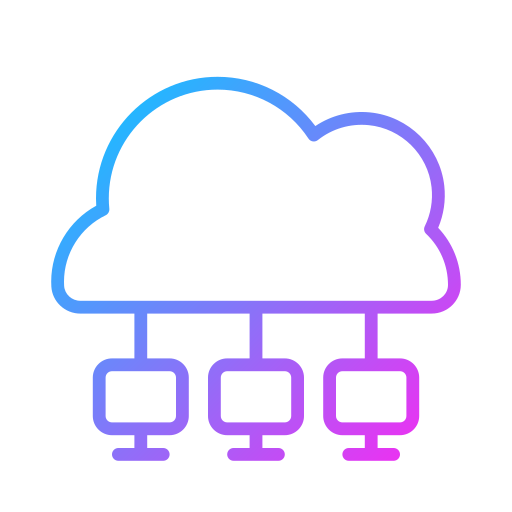 オンラインネットワーキング Generic gradient outline icon