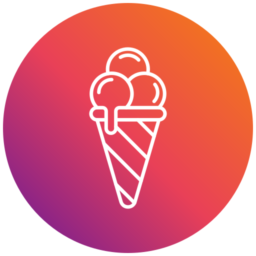 アイスクリーム Generic gradient fill icon