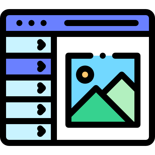Dashboard Detailed Rounded Lineal color icon