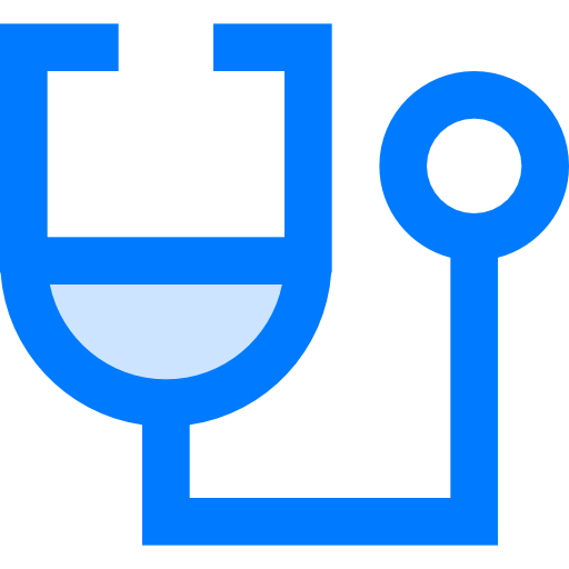 Stethoscope Vitaliy Gorbachev Blue icon