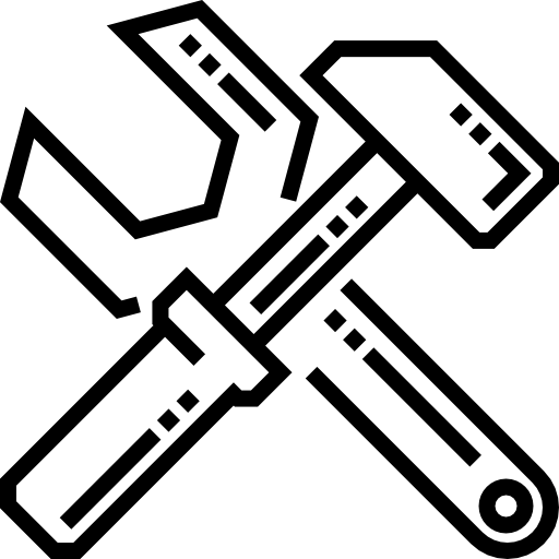 outils Detailed Straight Lineal Icône