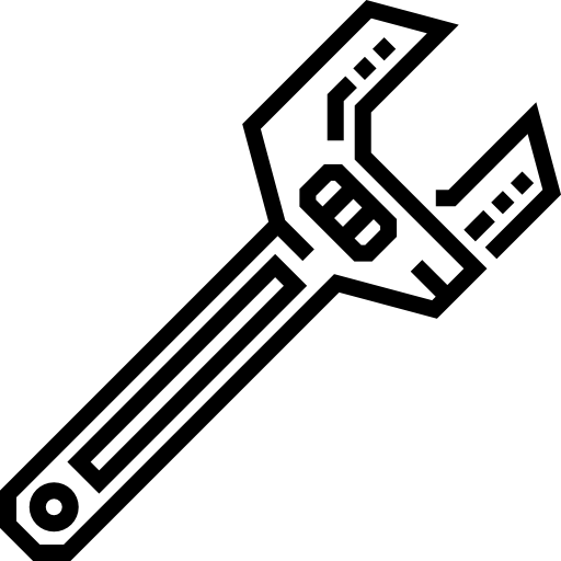 moersleutel Detailed Straight Lineal icoon