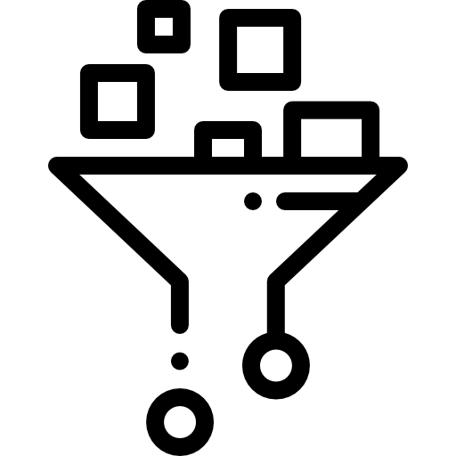 filtrar Detailed Rounded Lineal icono