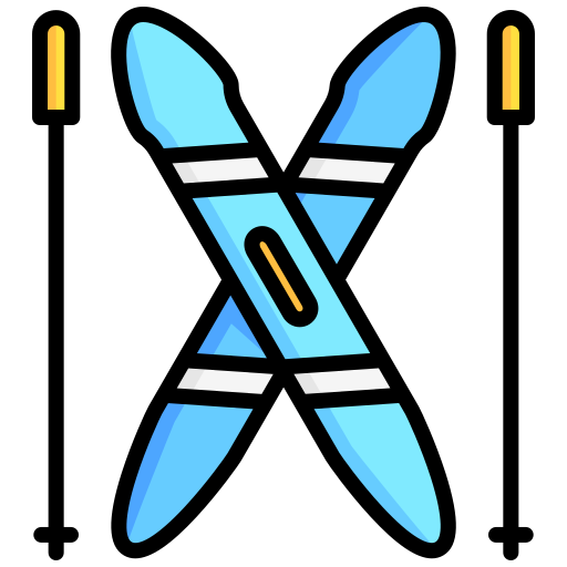 ski Generic color lineal-color Icône