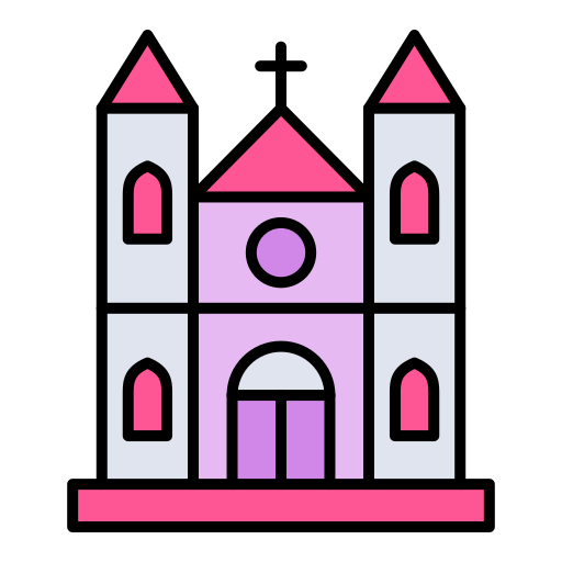 Church Generic color lineal-color icon