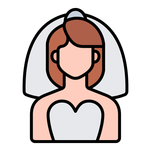 Bride Generic color lineal-color icon