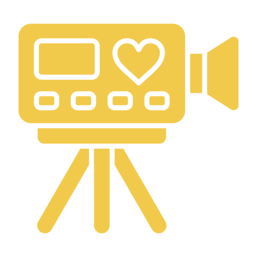 Wedding video Generic color fill icon