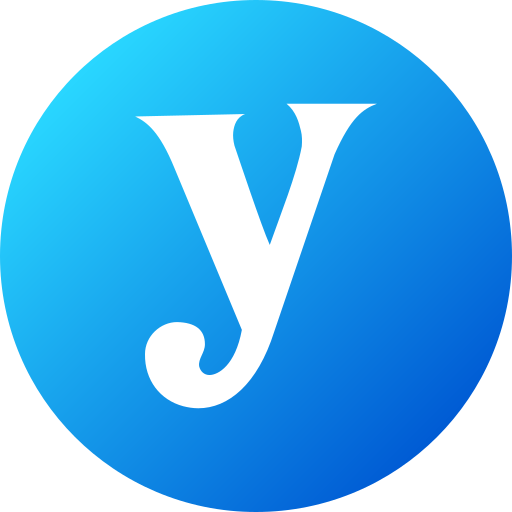 Letter y Generic gradient fill icon