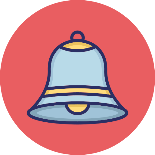 campanella della scuola Generic color lineal-color icona