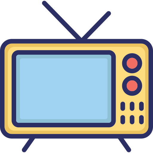 televisor Generic color lineal-color icono