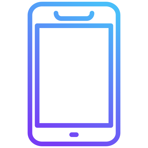 Smartphone Generic gradient outline icon