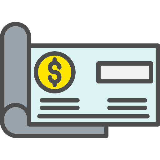 Bank check Generic color lineal-color icon