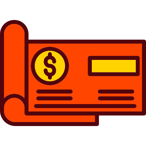 cheque bancario Generic color lineal-color icono