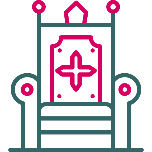 trono Generic color outline icono