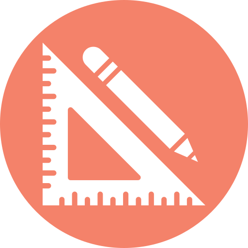 Drafting tools Generic color fill icon