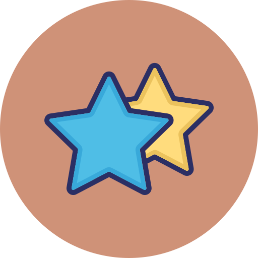 Rating stars Generic color lineal-color icon