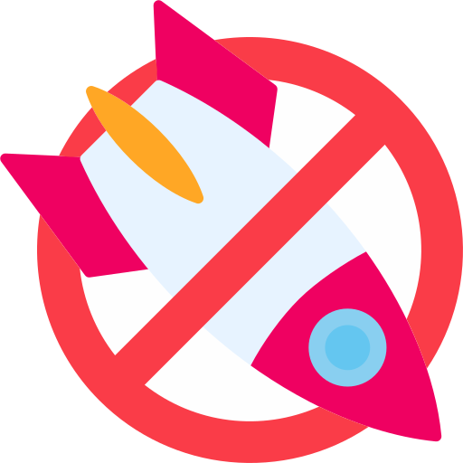 No nuclear Generic color fill icon