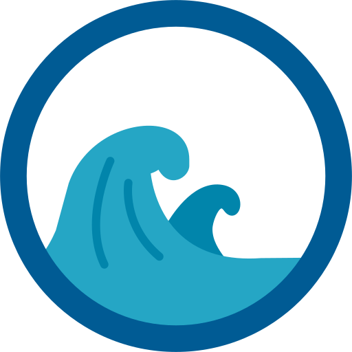 Tsunami Generic color fill icon