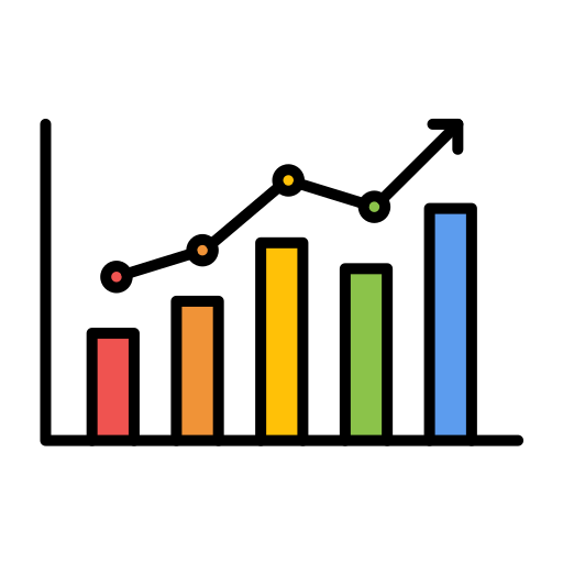 통계 Generic color lineal-color icon