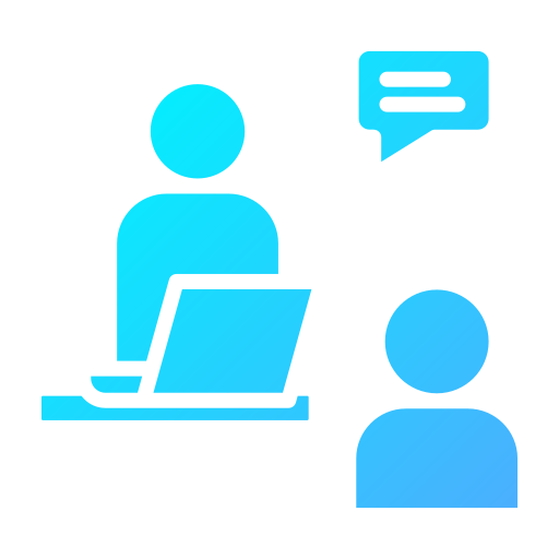 interview Generic gradient fill icon