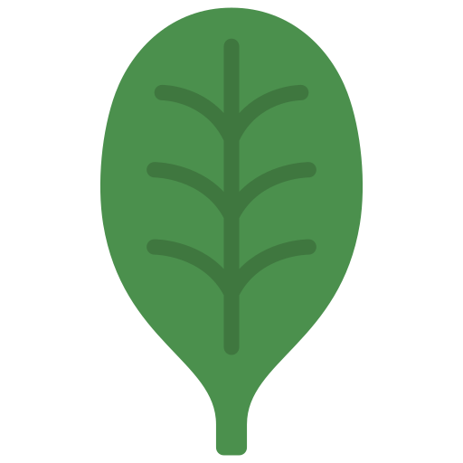 Spinach Juicy Fish Flat icon