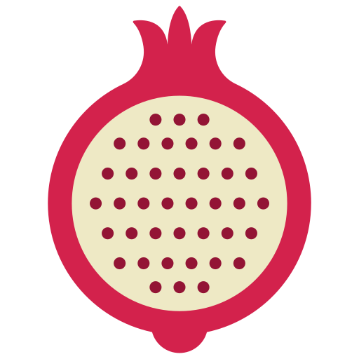 granaatappel Juicy Fish Flat icoon