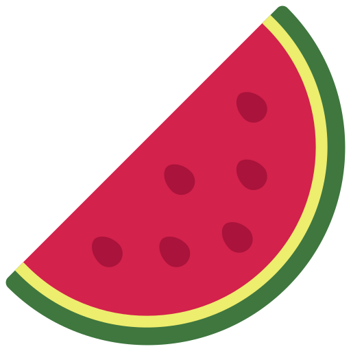 Watermelon slice Juicy Fish Flat icon