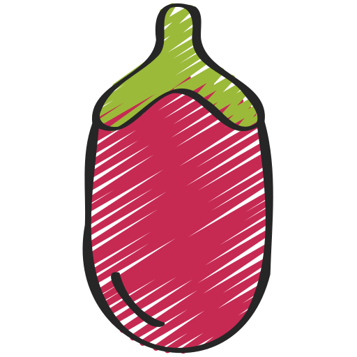Eggplant Juicy Fish Sketchy icon