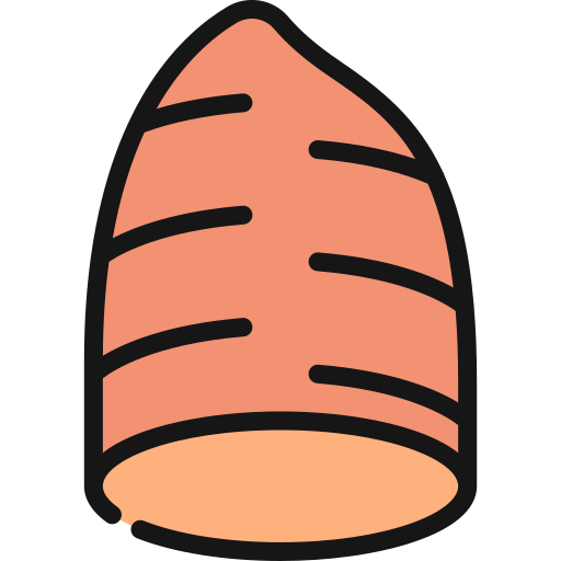 Sweet potato Juicy Fish Lineal color icon