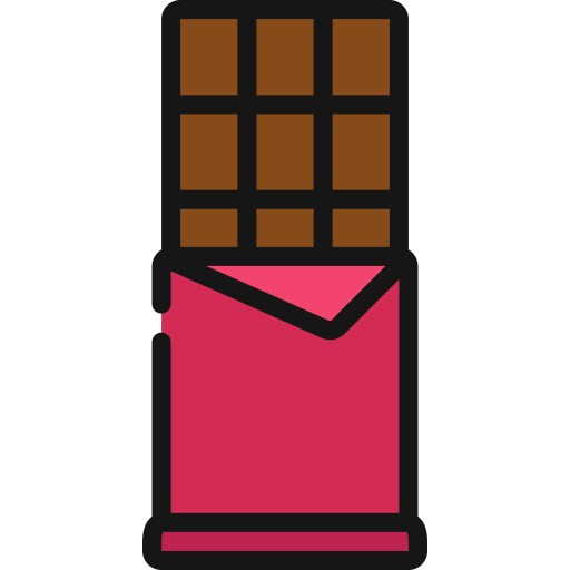 Dark chocolate Juicy Fish Lineal color icon